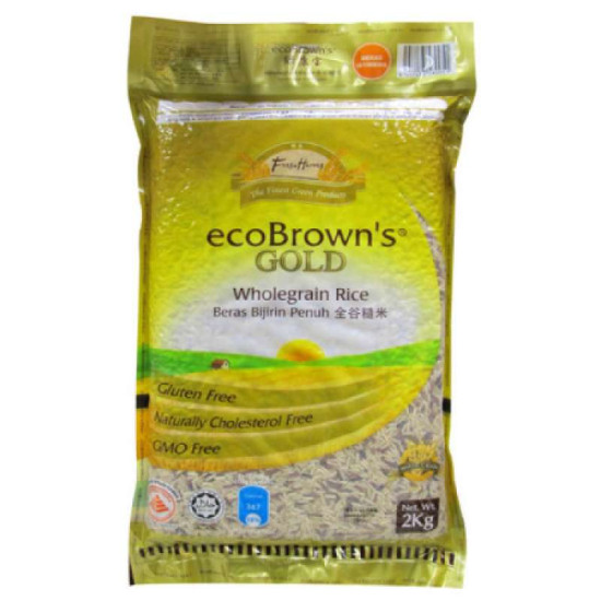 ECO BROWN'S GOLD UNPOLISHED BROWN RICE 2KG