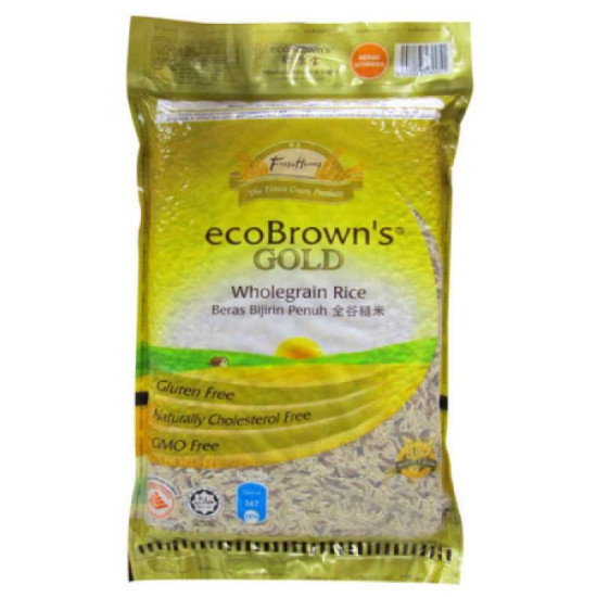 ECO BROWN'S GOLD UNPOLISHED BROWN RICE 5KG