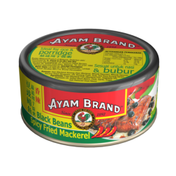 AYAM BRAND BLACK BEANS SPICY FRIED MECKEREL 150GM AYAM BRAND BLACK BEANS SPICY FRIED MECKEREL 150GM