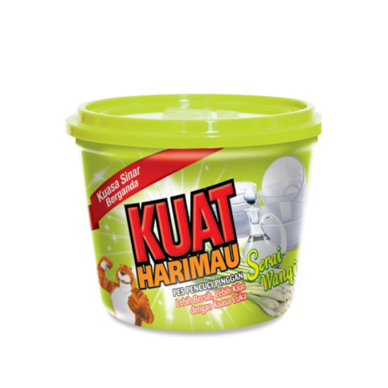 KUAT HARIMAU DISHWASH PASTE LEMON GRASS 750G