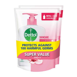 DETTOL HANDWASH - SKIN CARE 225ML*2 DETTOL HANDWASH - SKIN CARE 225ML*2