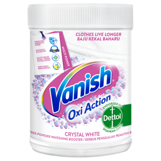 VANISH CRYSTAL WHITE POWDER 900GM