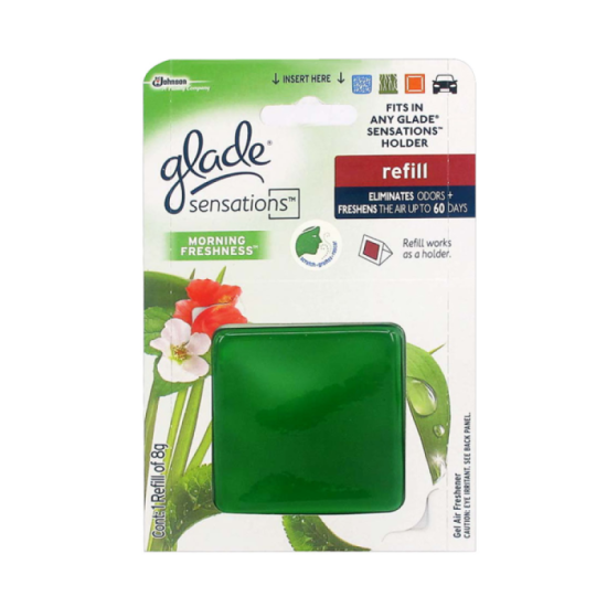 GLADE SENSATION REFILL MORNING FRESHNESS 8G GLADE SENSATION REFILL MORNING FRESHNESS 8G