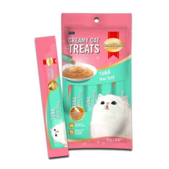 SMARTHEART CAT TREAT - TUNA 15G*4S