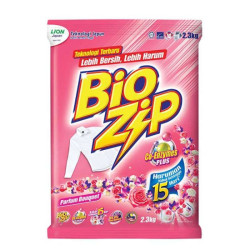 BIO ZIP DETERGENT POWDER - PERFUM BOUQUET 2.3KG BIO ZIP DETERGENT POWDER - PERFUM BOUQUET 2.3KG