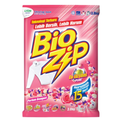 BIO ZIP DETERGENT POWDER - PERFUM BOUQUET 3.8KG BIO ZIP DETERGENT POWDER - PERFUM BOUQUET 3.8KG