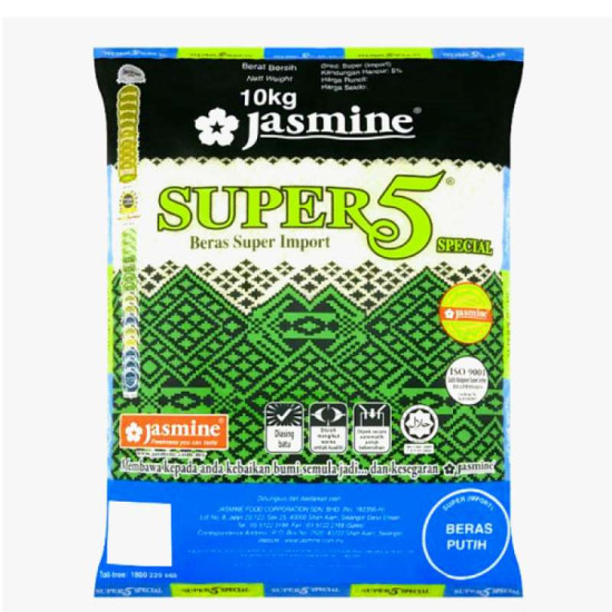 JASMINE SUPER 5 IMPORT 10KG