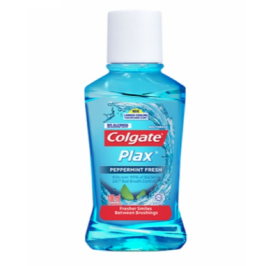 COLGATE PLAX MOUTHWASH PEPPERMINT 100ML