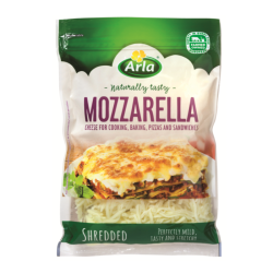 ARLA MOZZARELLA SHREDDED CHEESE 175G ARLA MOZZARELLA SHREDDED CHEESE 175G