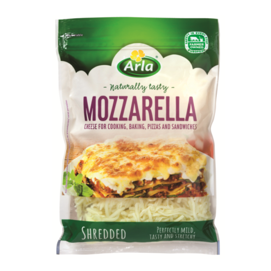 ARLA MOZZARELLA SHREDDED CHEESE 175G