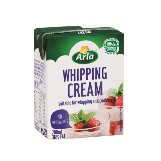 ARLA UHT DAIRY WHIPPING CREAM 200ML