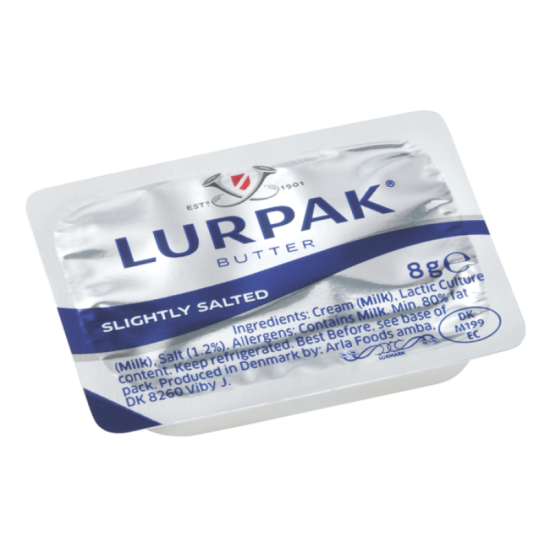 LURPAK BUTTER IN CUP SALTED 10*8G