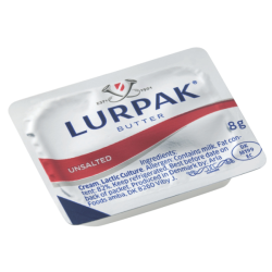 LURPAK BUTTER IN CUP UNSALTED 10*8G LURPAK BUTTER IN CUP UNSALTED 10*8G