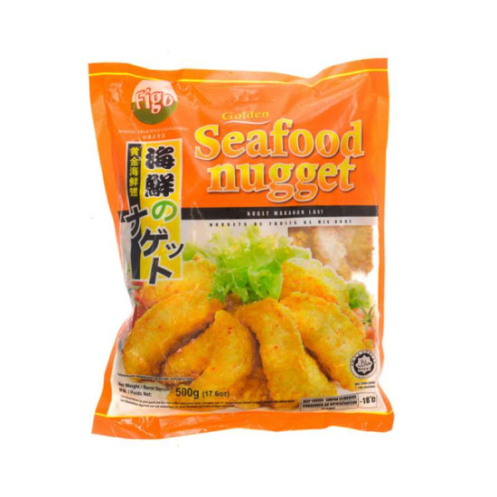 FIGO GOLDEN SEAFOOD NUGGET 500G