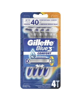 GILLETTE BLUE 3 COMFORT 4'S