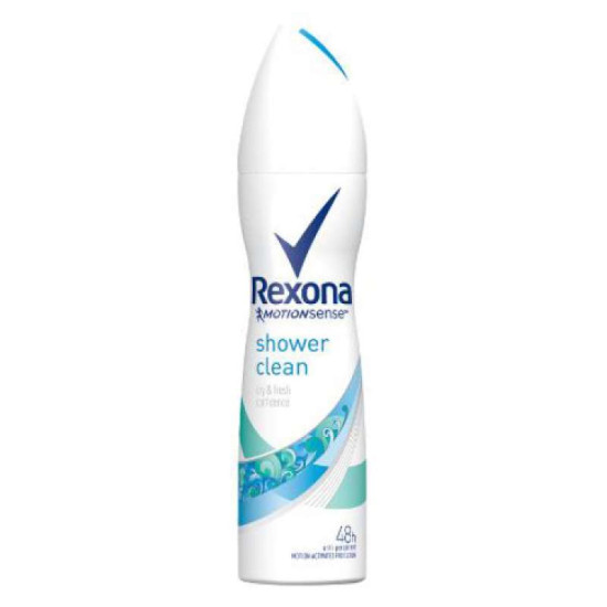 REXONA WOMEN DEODORANT SPRAY SHOWER CLEAN 150ML