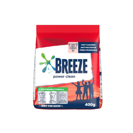 BREEZE POWDER - POWER CLEAN 400GM