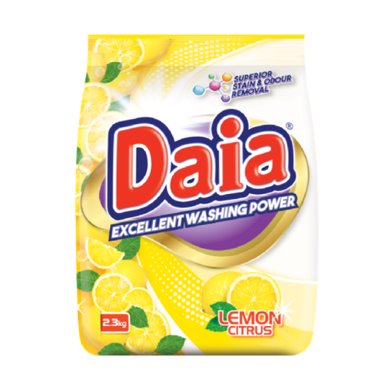 DAIA DETERGENT POWDER LEMON 2.3KG