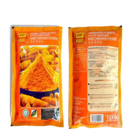 BABA TURMERIC POWDER 125G