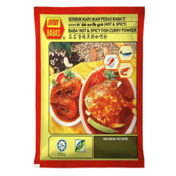 BABA HOT & SPICY FISH CURRY POWDER 250G BABA HOT & SPICY FISH CURRY POWDER 250G