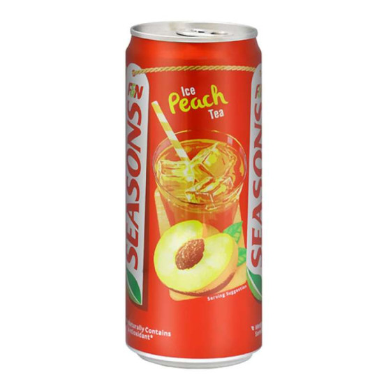 F&N SEASONS ICE PEACH TEA 300ML F&N SEASONS ICE PEACH TEA 300ML