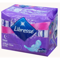 LIBRESSE PAD MAXI NITE WG 32CM 6S LIBRESSE PAD MAXI NITE WG 32CM 6S