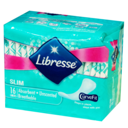 LIBRESSE SLIM PANTY LINER 15.2CM 16S LIBRESSE SLIM PANTY LINER 15.2CM 16S