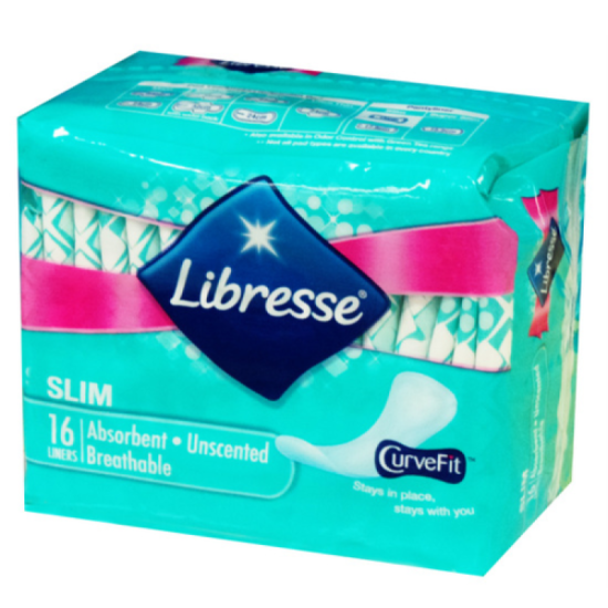 LIBRESSE SLIM PANTY LINER 15.2CM 16S