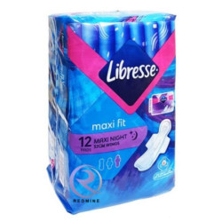 LIBRESSE PAD MAXI NIGHT 32CM 12S LIBRESSE PAD MAXI NIGHT 32CM 12S