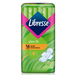 LIBRESSE PAD SLIM WING 24CM 16S LIBRESSE PAD SLIM WING 24CM 16S