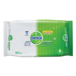 DETTOL ANTIBACTERIAL WIPES 50'S  DETTOL ANTIBACTERIAL WIPES 50'S