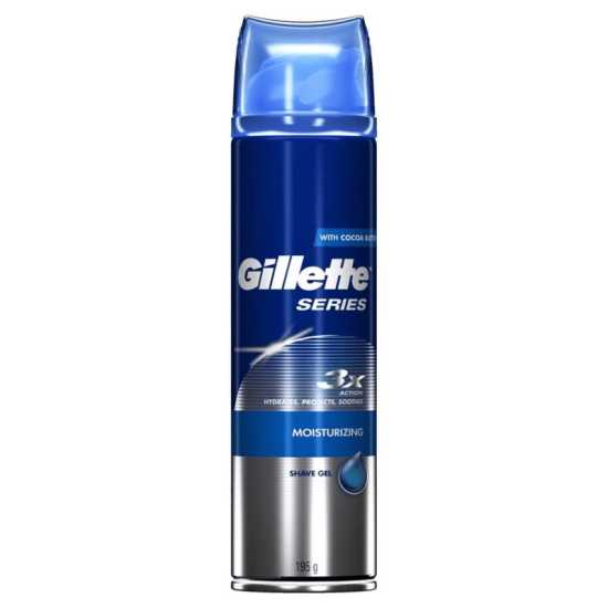 GILLETTE SHAVE GEL MOISTURISING 195G