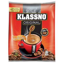 KLASSNO ORIGINAL 3IN1 COFFEE MIX 18GM*18 KLASSNO ORIGINAL 3IN1 COFFEE MIX 18GM*18