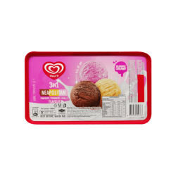 WALL'S ICE CREAM 3IN1 NEOPOLITAN 1.4L WALL'S ICE CREAM 3IN1 NEOPOLITAN 1.4L