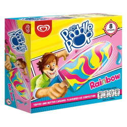 WALL'S PADDLE POP RAINBOW 60ML*8 WALL'S PADDLE POP RAINBOW 60ML*8
