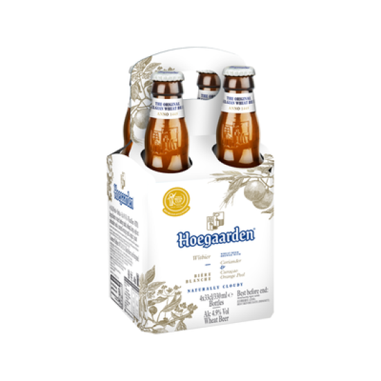 HOEGAARDEN WHITE 330ML*4 GIFT PACK