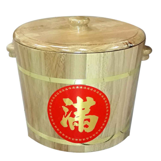 WOODEN RICE BARREL 6KG