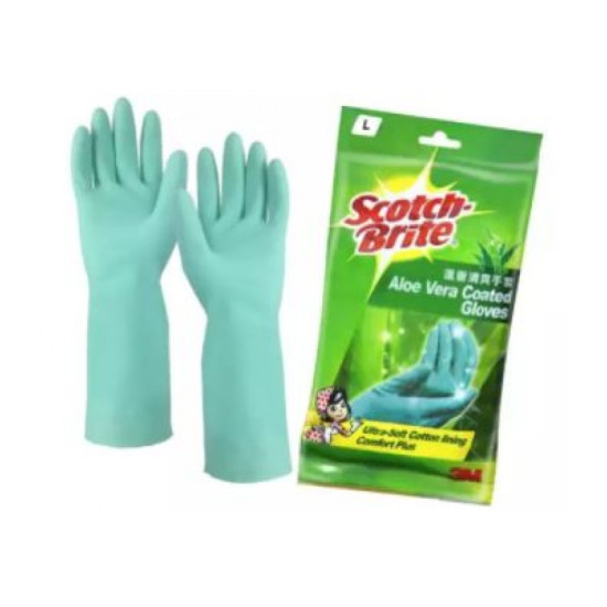 SCOTCH-BRITE ALOE VERA GLOVE -L