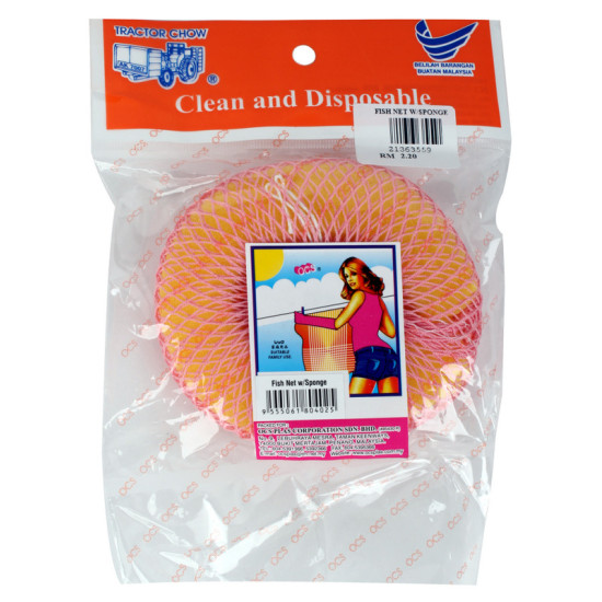 FISH NET WITH SPONGE