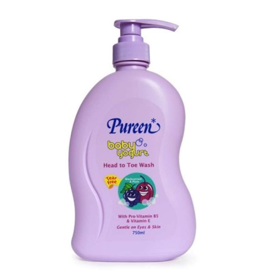 PUREEN BABY YOGURT HEAD TO TOE WASH 750 ML