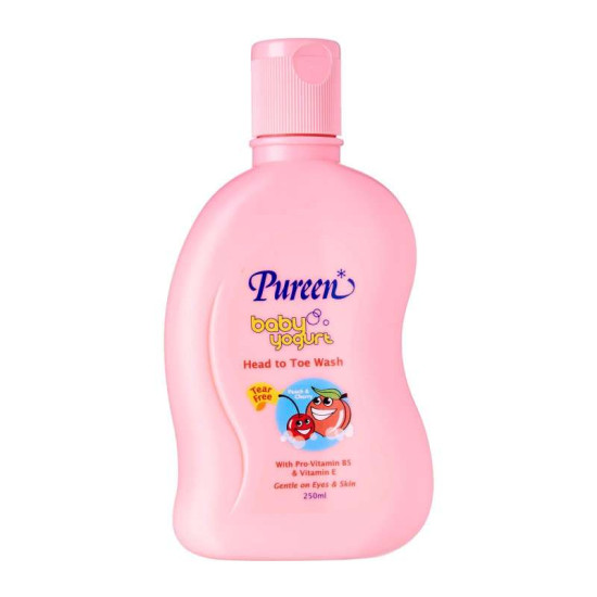 PUREEN BABY YOGURT HEAD TO TOE WASH 250 ML