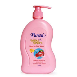 PUREEN BABY YOGURT HEAD TO TOE WASH 750 ML PUREEN BABY YOGURT HEAD TO TOE WASH 750 ML