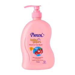 PUREEN BABY YOGURT HEAD TO TOE WASH 750 ML PUREEN BABY YOGURT HEAD TO TOE WASH 750 ML