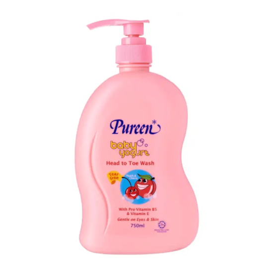 PUREEN BABY YOGURT HEAD TO TOE WASH 750 ML