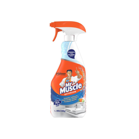 MR MUSCLE TOILET BOWL CLEANER 5IN1 BATHROOM CLEANER 500ML