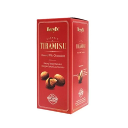BERYL'S TIRAMISU ALMOND MILK CHOCOLATE 180GM BERYL'S TIRAMISU ALMOND MILK CHOCOLATE 180GM