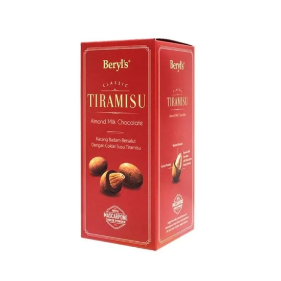 BERYL'S TIRAMISU ALMOND MILK CHOCOLATE 180GM