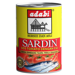 ADABI SARDINE IN TOMATO SAUCE 425GM ADABI SARDINE IN TOMATO SAUCE 425GM