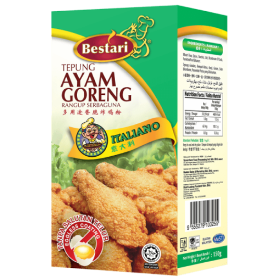 BESTARI FRIED CHICKEN COATING ITALIANO 1KG