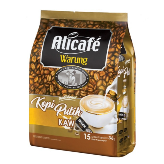 ALICAFE WARUNG KOPI PUTIH RICH 36GM*15'S ALICAFE WARUNG KOPI PUTIH RICH 36GM*15'S